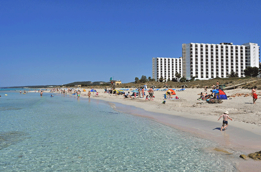 Hotel Sol Milanos Pinguinos Strand